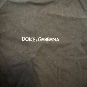 Dolce & Gabana black duster bag Made in Italy
